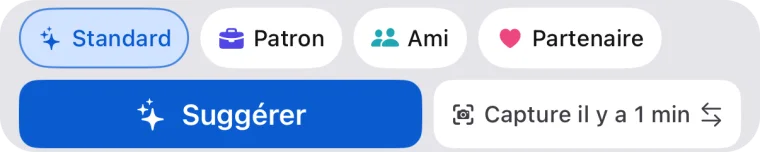 Le clavier Morphy avec sa barre IA au-dessus des touches