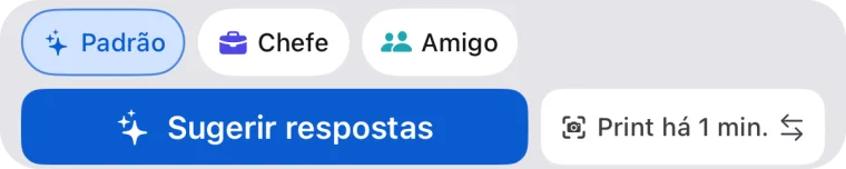O teclado do Morphy com a barra de IA acima das teclas
